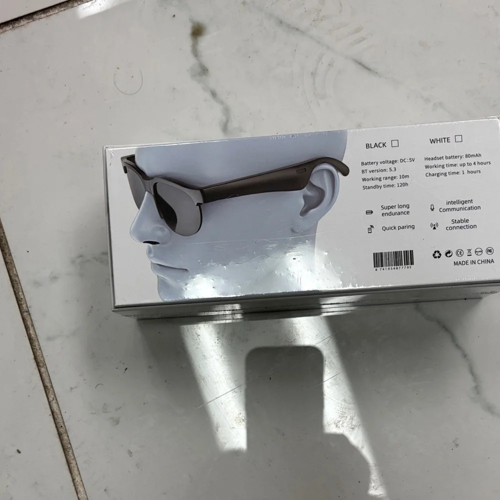 Wireless Audio Glasses - Black